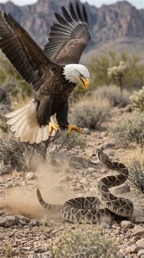 Bald Eagle vs Rattlesnake – America’s Deadliest Encounter