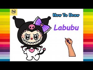 How to Draw a cute Labubu Easy Step by Step