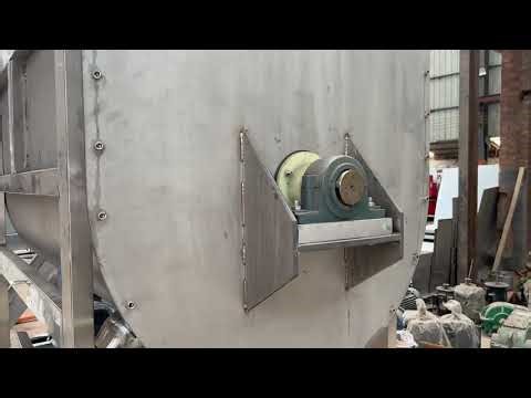 Custom Stainless Steel Drum Mixer Dry-Wet Mixing Equipment Mixer and Conveyor System