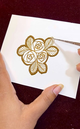 Simple rose designs tutorial #mehndi #mehndidesign #mehendiartist #hennaart #henna #hennadesign #reelsvideoシ #reelsfbシ #reelkarofeelkaro #trendingreelsvideo #facebookreelsviral #trendingsongs #short #viralreelschallenge #everyone Tulshi Roy | Tulshi Roy