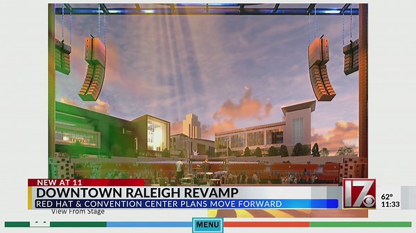 Plans for Raleigh Convention Center expansion, new Red Hat Amphitheater move forward