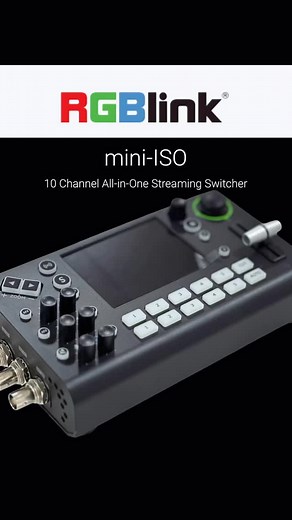 12 reactions | Mini y fácil de transportar. Cuatro entradas SDI...