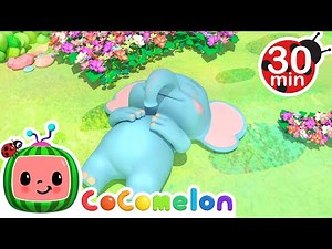 Elephant takes a nap | CoComelon Nursery Rhymes & Kids Songs