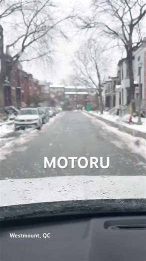 雪のウェストマウントドライブ ❄️🚗 | Montreal Snow ASMR | 冬の街