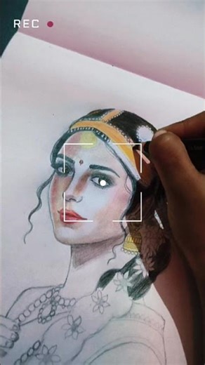 Radharani beautiful sketch 🌸❤️🦚... #viral #trending #shorts #short #videos