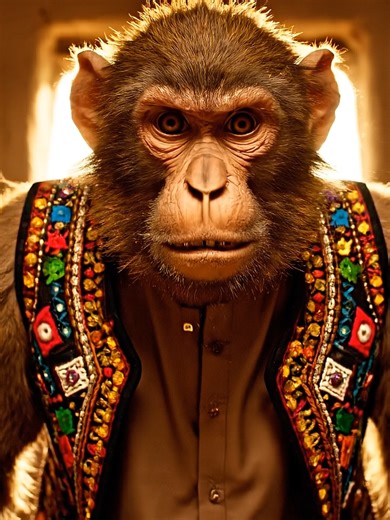 Funny Monkey Girlfriend Gift - AI Animation