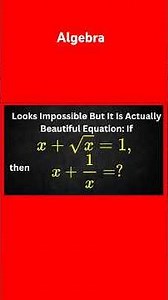 Beautiful Algebra Problem Most People Miss