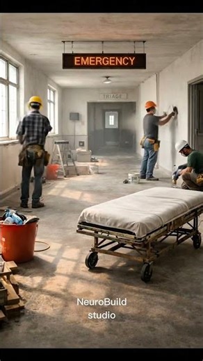 Abandoned Hospital Great Transformation Timelapse | #satisfying #transformation #shorts