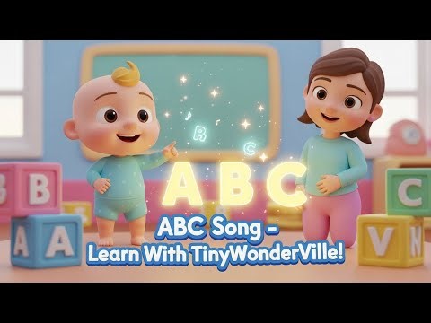 ABC Song | A to Z Dancing Objects | Cute Baby Learning Video