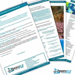 Pack de conversation sur le thème de l'art (B1)