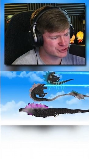 GODZILLA but HE CAN FLY!? #shorts