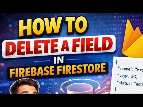 Firestore CRUD Explained - Delete/Update Field Using updateDoc()