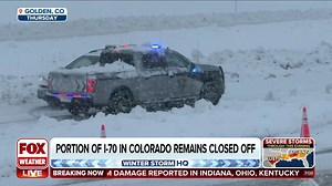 COLORADO CLOBBERED ❄️: Colorado was clobbered by a major winter storm and 50 inches of snow was reported in the Rockies. FOX Weather Correspondent Max Gorden is in Golden, CO, as the storm moves out: https://bit.ly/3IyiaEX | FOX Weather