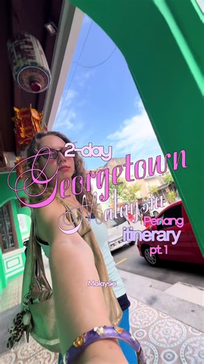 stop because why is barely anyone talking about how cool george town & penang, malaysia are?! 🌟 not to mention it’s the food capital of malaysia!! well i gotchu…here is part 1 of my george town/penang itinerary 🫶 i absolutely fell in love with peranakan architecture, pottery, history etc on this trip & georgetown was the perfect place to explore 🧚 🎟️ save this follow for part 2 of the penang itinerary & so much more travel content coming soon 👀 @Tourism Malaysia #georgetown #georgetownpenan