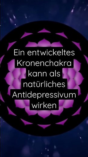 Natürliches Antidepressivum & Zugang zur Quelle | Öffne dein Kronenchakra mit Meditation