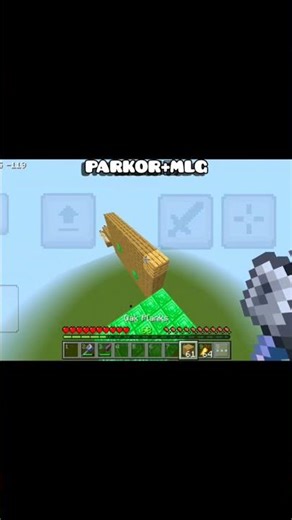 Small parkour gameplay #minecraft #shorts #mlgclutch