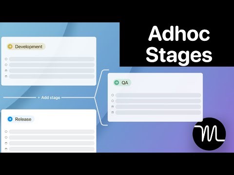 Customize Projects with Adhoc stages