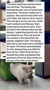 the tenant said “don't move in” and honestly, that was the best CUSTOMER SERVICE 😂