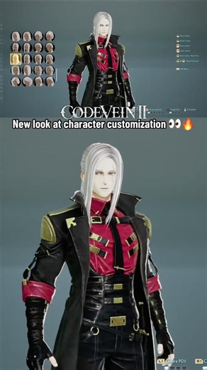 New look at Code Vein 2 character customization