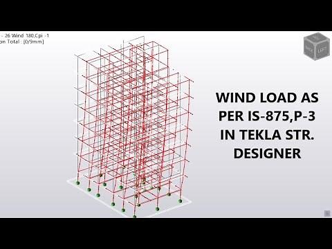 How to Apply Wind Loads in Tekla Structural Designer as per IS code