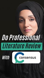 17K views · 208 reactions | Use Consensus to Get Unlimited Unique Literature for Free | Literature Review Tool of 2025 You can get FREE Access to Premium Features by using my code "Rizwana100" by clicking the link https://consensus.app/ #aitoolsforresearch #aitools #LiteratureReview | Dr Rizwana Mustafa | Facebook
