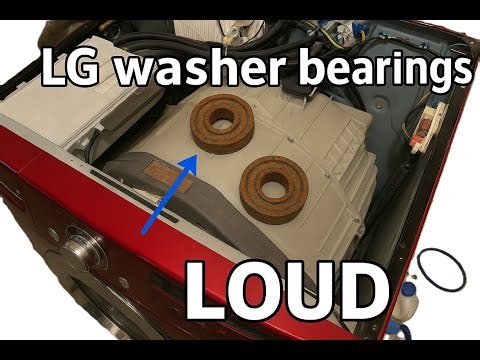 LG washing machine bearing replacement. Model wm2455hg