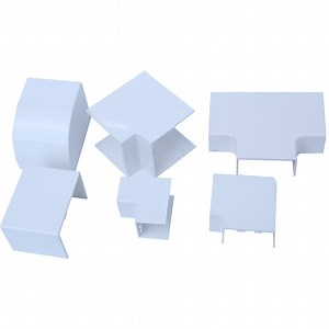 [Hot Item] PVC Trunking Joint Inner and External Angle Tee Connector for Trunking