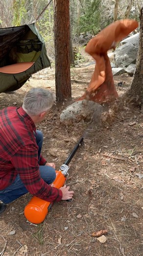 Air mattress INSTANT inflation with the Haven Comfort Cannon 💥 #AprilFools