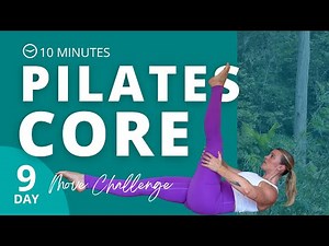 10 minute Pilates ABS & CORE workout | DAY 9 - MOVE CHALLENGE.. Ashley Freeman