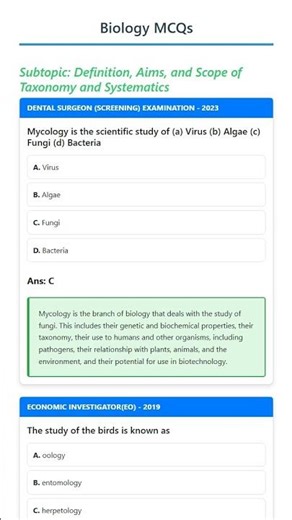 Definition, Aims, and Scope of Taxonomy and Systematics