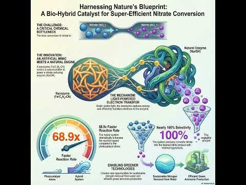 When Single Atoms Meet Enzymes: Turning Nitrate Pollution into Green Chemistry 🌱⚛️