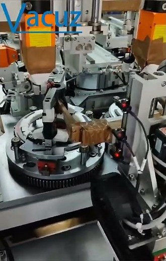 High Precision Common Mode Toroidal Coil Inductor Fully Automatic Winding Machine Autofeed Cores