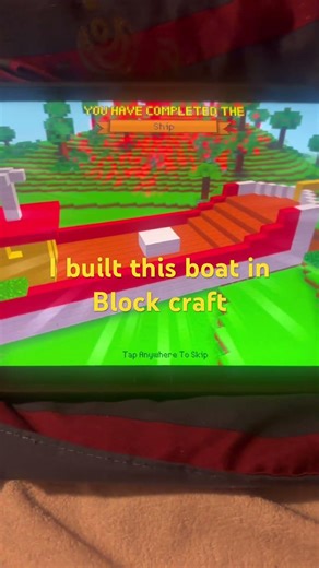 Playing block craft