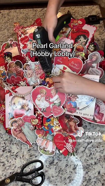 ⬇️ SAVE this tutorial for your Valentine’s 2024 decor! ✨ I just LOVE how these vintage ornaments bring in lots of color character to this wreath! It is embellished with beautiful Heart ribbon from @Burlap and Bling Decor 🎀 ⬇️ LMK what valentines tutorials you would like to see next! #valentinesdaydiy #diyvalentinesdaydecor #valentinesdaywreath