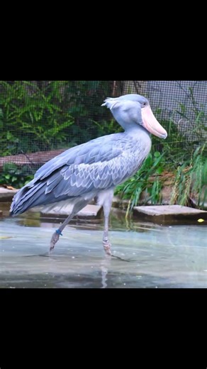 The shoebill stork moves with a unique, almost solemn gait, a testament to its patient hunting style." 🦤 | The Shoebill World