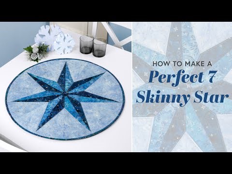 How to Make A Perfect 7 Skinny Star Topper | Shabby Fabrics