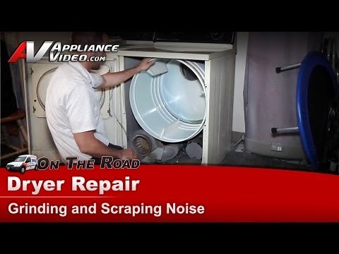 Maytag Dryer Repair - Grinding and Scraping Noise - Support Wheel