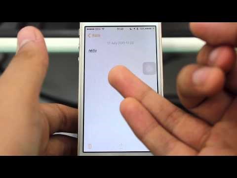 How To Format Text And Add Pictures in Notes App in iOS 8