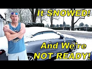 It Snowed! | How To Prepare a Car For Snow FAST!