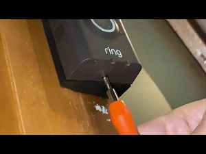Ring Door Bell - changing the battery