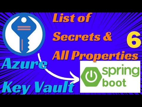Get List Of Secrets from KeyVault using SpringBoot| KeyVault tutorials with SpringBoot
