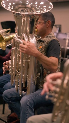 🎶 Contrary to popular belief, the tuba is capable of much more than just “oom-pah”s! . . . . . #windensemble #concertband #windband #brassplayer #woodwinds #percussion #conducting #banddirector #classicalmusic | Dallas Winds
