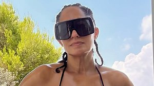 Tracee Ellis Ross, 52, rocks tiny bikini on pool day and teases big news