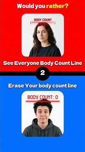 Would you rather challenge 😎 Which one are you? #wouldyourather