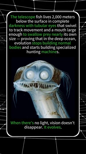 THE FISH WITH EYES LIKE TELESCOPES