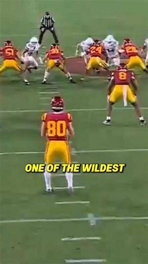 Unbelievable trick play! USC disguises a QB as a punter for a fake punt, leading to a touchdown! #USC #CollegeFootball #USCTrojans #TrickPlay | Dock Tok