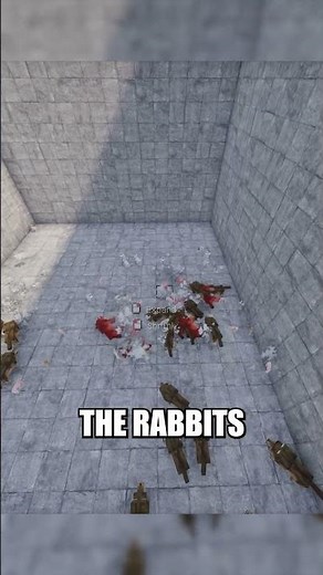 🐺 100 Wolves vs 100 Killer Rabbits – Minecraft Battle Arena! 🐰 #minecraft #minecrafttutorial