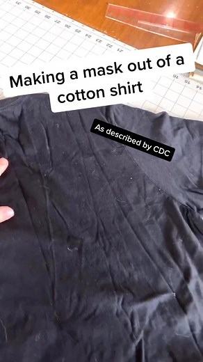 This is how you can make a mask at home without going out to buy fabric! #levelup #quarantinecrafts #homemademask #diyproject #diy #sewing #fyp