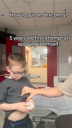 Finley | How to put on dexcom g7 First attempt at applying dexcom g7 himself. Finley was diagnosed last July so this is a MASSIVE milestone for... | Instagram
