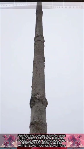 Defrosting Concrete Pipes || Unique Fire Solution